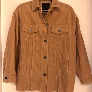Zara Oversized Corduroy Jacket